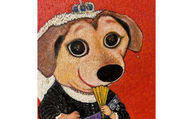 アーティストが描く愛しいペットのポートレート　S30号 142069_DK012