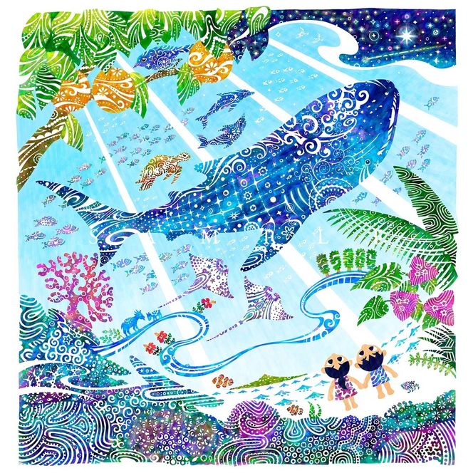 yꌧszmCXg[Vn ^VV wVグ / Imagine Paradisex zLTCY CeA G A[g   s / yogima office[BCAI003]