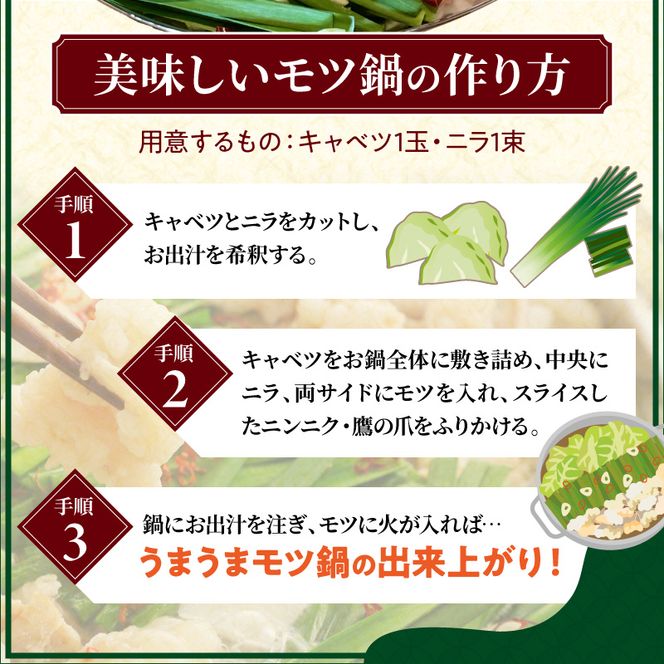 かいほるもんのモツ鍋セット N0204-YB339