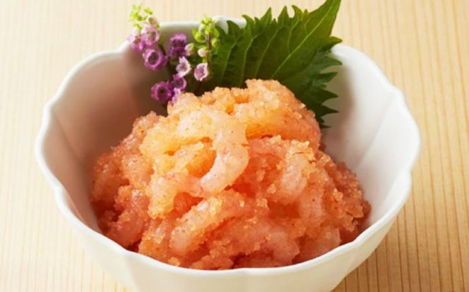 【博多辛子明太子の島本】甘えびめんたい160ｇ×2個《築上町》【株式会社島本食品】[ABCR047]