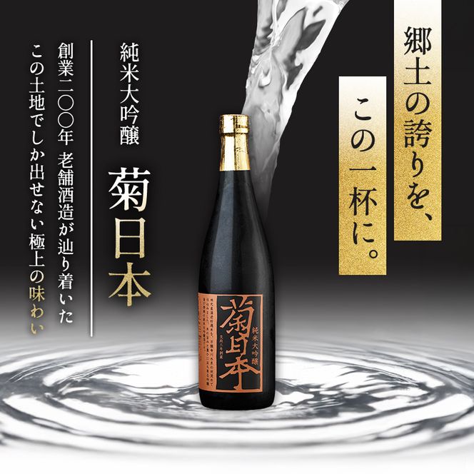 菊日本 純米大吟醸  2本セット おすすめ ギフト プレゼント お祝い お酒 日本酒 純米大吟醸酒