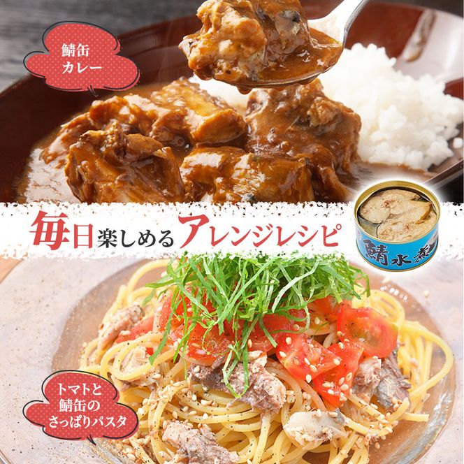 サバ缶 若狭の鯖缶 6缶 セット 水煮 鯖缶 さば サバ 鯖 缶 缶詰 魚 魚介 魚介類 海鮮 福井 若狭町 福井県若狭町 