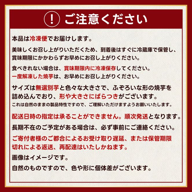 ★事業者支援★ 訳あり 冷凍 焼芋 「ひゃっこい 鹿島焼芋 純伯 1.5kg（500g×3袋）」 数量限定 【冷凍 冷凍やきいも 冷凍焼き芋 冷やし 焼き芋 やきいも さつまいも 紅はるか 芋 お菓子 おやつ デザート スイーツ 和菓子 和スイーツ 鹿嶋市 茨城県】（KBK-23-2）