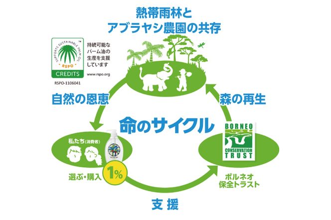 【お手頃BOX】ヤシノミ洗剤　詰替用 1Ⅼ×5本 within2025 (CL305-YD5)