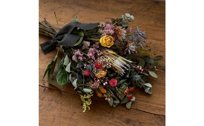 【母の日】プレミアムドライフラワー・ブーケ　コロラート＜お届け日：2026年5/4～5/10 当店おまかせ ＞母の日カード付き【 母の日 ギフト アレンジ 花 贈り物 大阪府 門真市 】 272230_BG132