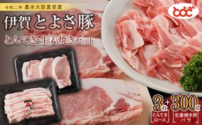 農水大臣賞受賞　伊賀とよさ豚　とんてき・生姜焼きセット 242161_FZ003