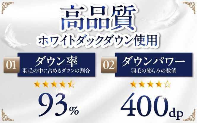 【糸島羽毛ふとん】【高級ダウン使用】羽毛 布団 本掛け 無地 ブルガリア産 ダウン93％【セミダブル】 糸島市 / 株式会社三樹 / 布団 羽毛[AYM035]