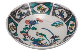 九谷焼　 7号鉢　古九谷花鳥　a01 食器 キッチン雑貨 キッチンアイテム 雑貨 お皿 食卓 テーブルコーディネート 盛り付け 