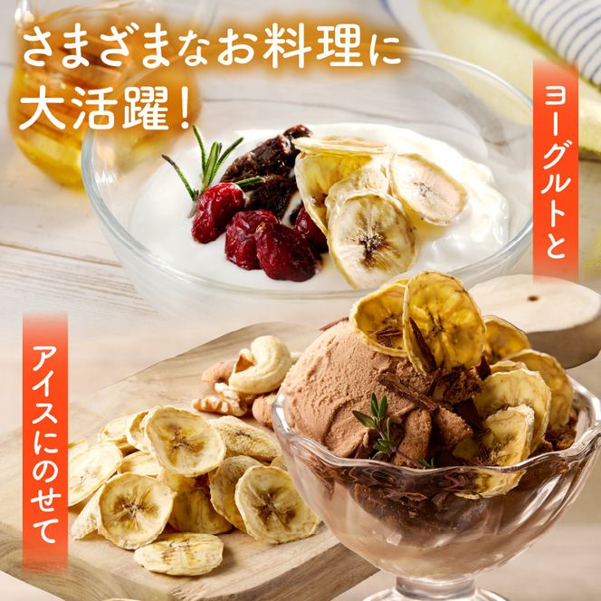 ノンオイル乾燥バナナ 100g(100g×1袋) ［175R04］ ノンオイル 乾燥 バナナ 100g 油不使用 砂糖不使用 甘味 低カロリー 保存に便利 チャック付き ドライフルーツ ヨーグルト アイスクリーム トッピング 焼き菓子 おやつ 愛知県 小牧市 送料無料