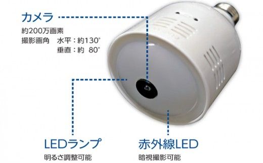 電球型ネットワークカメラ 『テラスアイ』 