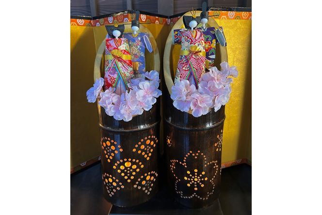 竹明かり雛　WW00001