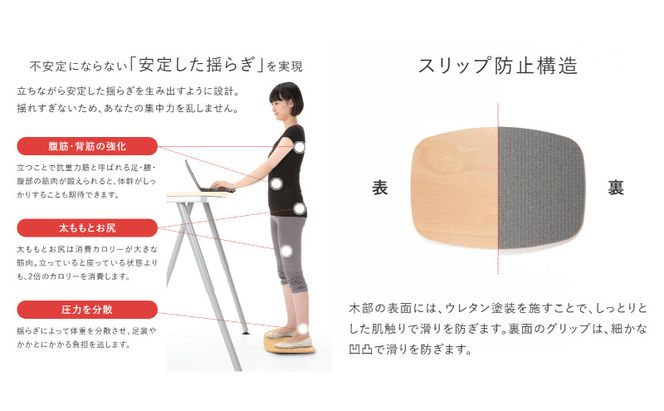 バランス アクティブ ボード マット付き 木製 バランスボード 体幹 トレーニング 体幹トレーニング グッズ 健康 健康グッズ 健康器具 トレーニンググッズ 運動不足 運動不足解消 健康ボード 岐阜 岐阜県 美濃市