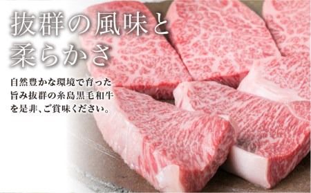 【極上 ステーキ 】合計 600g (6枚入) ハネシタロース ランプ A4ランク 糸島 黒毛和牛 【糸島ミートデリ工房】[ACA041] ステーキ ランプ ロース 牛肉 赤身 黒毛和牛 国産 博多 和牛 牛肉 希少部位
