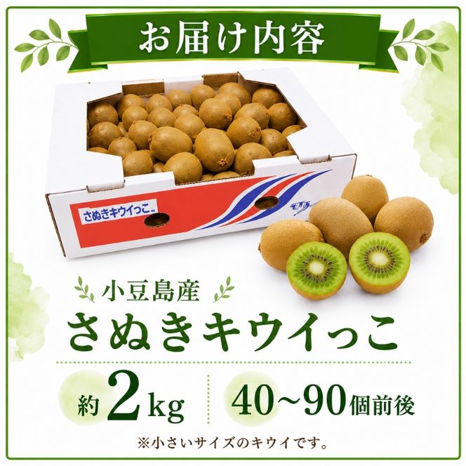 小豆島さぬきキウイっこ 約2kg  果物 旬 果物類 フルーツ 果物詰合せ 