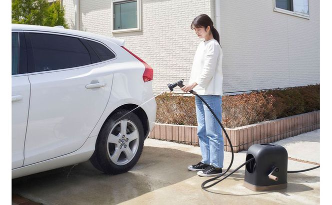 フルカバーホースリールHG 20M FHHG-20 ブラウン/ブラック ホース ホースリール 散水ホース 水まきホース 20m フルカバー カバー付き 水やり 水撒き 散水 ガーデニング 家庭菜園 洗車 掃除 アイリスオーヤマ  新生活