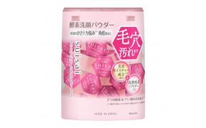 花王 susai  ビューティクリア　ピンク　パウダーウオッシュ　【スイサイ 美容　化粧品 コスメ 人気 スキンケア　洗顔 酵素 酵素洗顔 パウダー 角質 角栓 毛穴 黒ずみ 除去 皮脂 吸着 肌　保湿　潤い　うるおい　しっとり　ニキビ　ヒアルロン酸Na　モイスチャー　かさつき　テカリ　個包装　トラベル 旅行 ピンク　モモ果汁 32個 神奈川県 小田原市】 142069_EJ062VC03