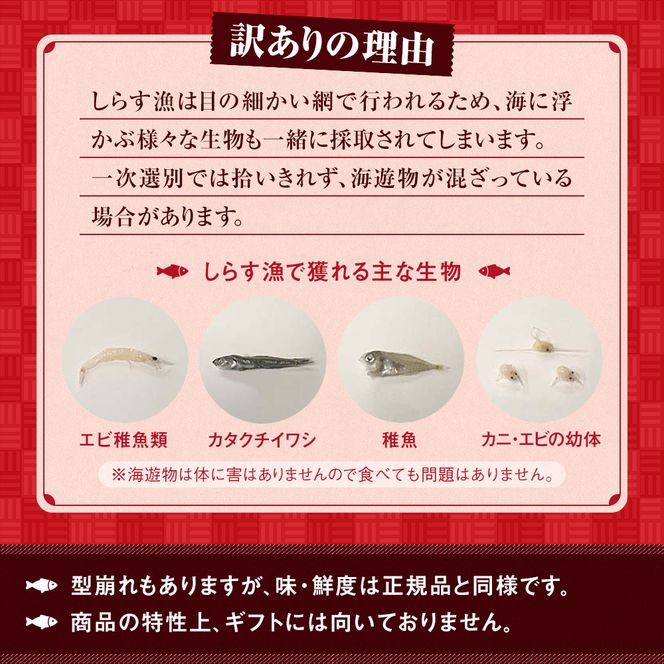 しらす 訳あり 2kg (200g×10P)小分け しらす干し