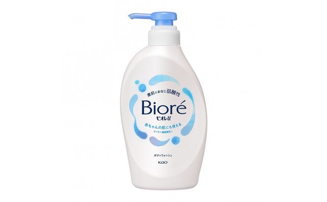 【花王】ビオレｕ ポンプ(本体450ml×9本) ｜ ボディソープ ボディシャンプー 弱酸性 液体タイプ Biore 日用品 人気 おすすめ 神奈川県 川崎市 141305_FF01