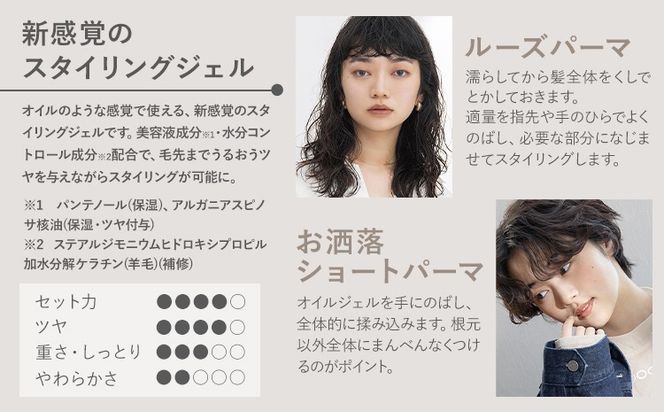 スタイリング ロレッタ エメ オイル ジェル 120ml 《30日以内に出荷予定(土日祝除く)》茨城県 結城市 化粧品 ヘアケア loretta aimer ヘアオイル ジェル スタイリング剤【配送不可地域あり】---yuki_s_2_120ml---