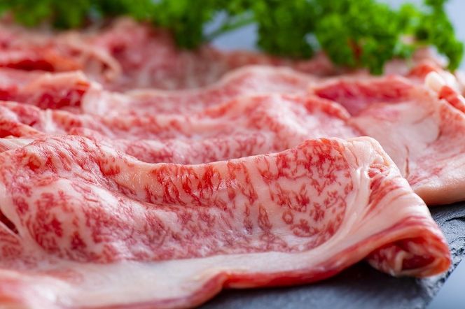 【定期便】 牛肉 すき焼き 牛すき定期便 全4回 モモ ロース ブリスケ 食べ比べ スライス KA-05