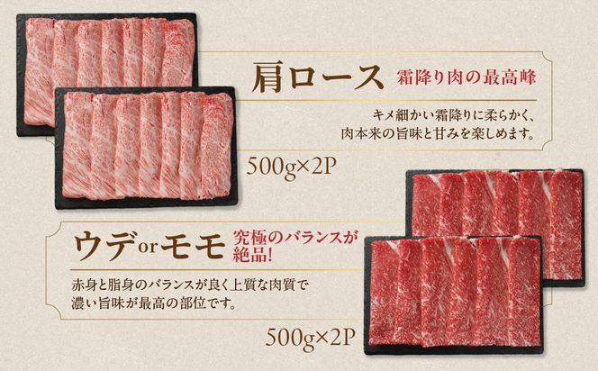 畜産農家応援! 宮崎牛スライス2種セット500g×4パック+粗挽きウィンナー90g_32-N201-ESW