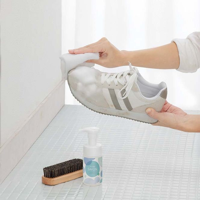 shoes SAVONの詰め替え用セット付き 靴用シャンプー 植物由来 詰め替え用パック 日用品 FAA-214