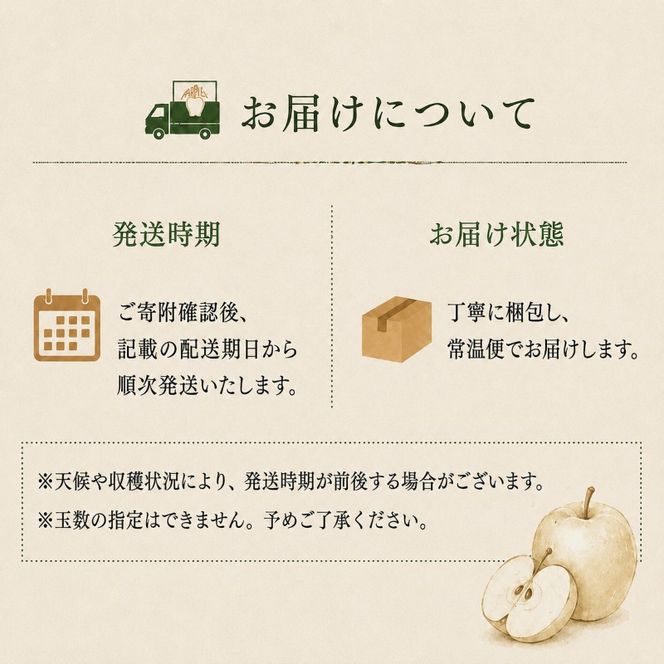 【2026年10月発送】 シナノスイート約3kg 7～9玉 りんご 長野県産