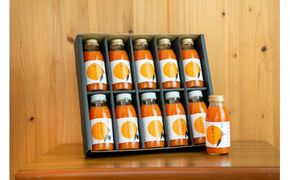 【1.4-2】松阪人参ジュース　松阪人参と林檎のミックスジュース　200ml×10本セット（それぞれ5本ずつ）