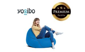 Yogibo Lounger Premium（ヨギボー ラウンジャー プレミアム）＜アクアブルー＞【ビーズクッション ビーズ 座椅子 椅子 クッション ビーズソファー ビーズソファ 新生活 プレゼント インテリア 家具 ベッド ゲーム】-[G764-22]