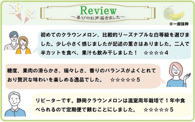 【11ヶ月定期便】クラウンメロン（白上級）1玉入 メロン デザート グルメ 果物 フルーツ 季節の果物 スイーツ 袋井市 静岡県