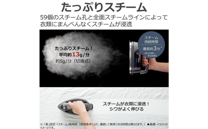 東芝 アイロン コードレス パワフルスチーム TA-FDX970(K) 141305_KV13