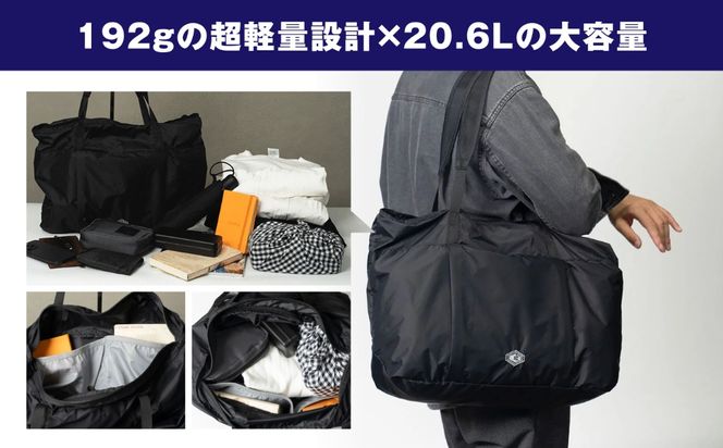 折りたためる 軽量万能トート FOLDEX LIGHT TOTE トート（PK02）糸島市 / SIMCLEAR シムクリア トートバッグ 手提げ ジム ビジネス キャリーオン[AKP024]