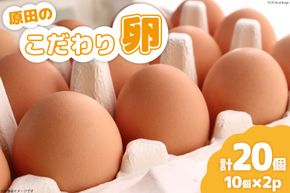 卵 原田のこだわり卵 10個 2パック 計 20個 [山崎幹男養鶏場 福岡県 筑紫野市 21760867] たまご 生卵 玉子 小分け