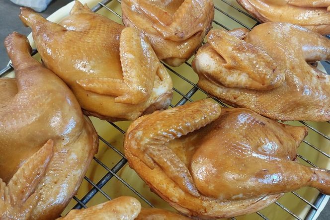 栃木しゃもスモーク（1/4）　※離島への配送不可