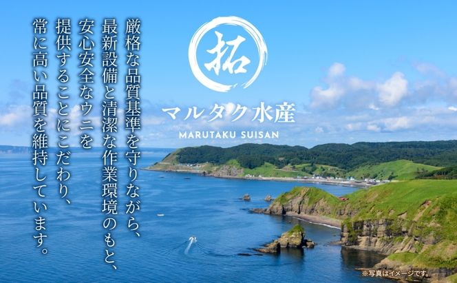 3ヵ月 定期便 うに ロシア産 バフンウニ 塩水パック 100g×2 【マルタク水産】[ 雲丹 ウニ 新鮮 海産物 冷蔵 濃厚 甘い ] 