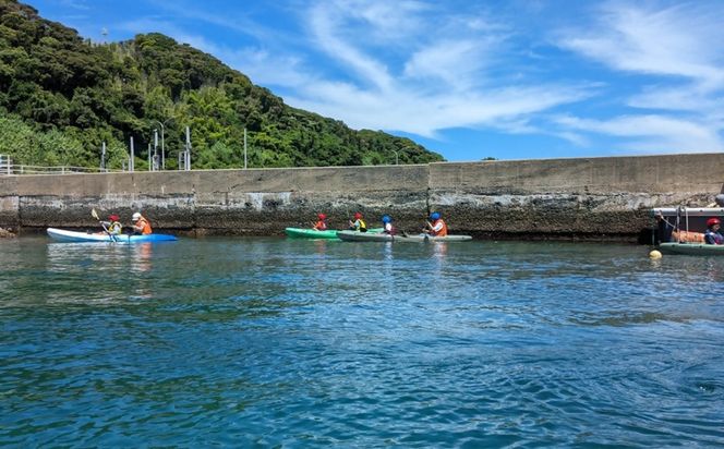 海洋体験施設うみんぐ大島 シーカヤック体験1名様分【(株)むなかた大島】_HA2024 体験 チケット 福岡県宗像市 宗像市 福岡 宗像