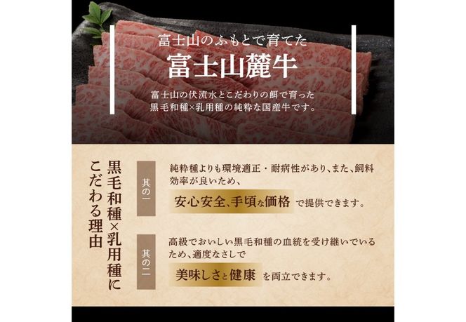 山梨県産 富士山麓牛 霜降りカルビ 500g 【選べるお届け回数 1回 / 2回 / 3回 / 6回 】  定期便 牛肉 焼肉 BBQ 国産 富士山麓牛 霜降り 精肉 冷凍 山梨 富士吉田