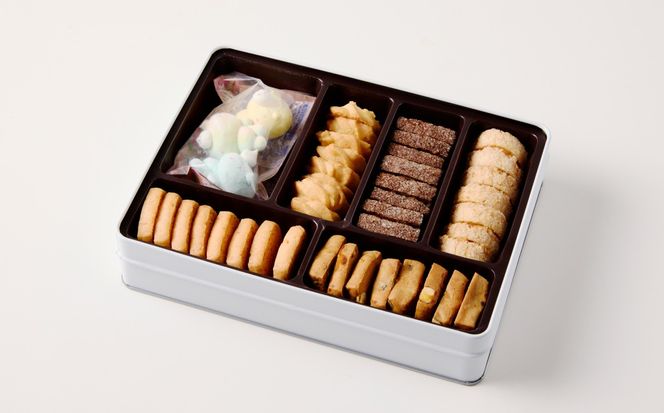 ns143-001 寝クマのクッキー缶