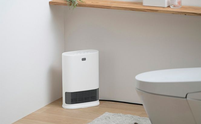 大風量人感センサー付きセラミックファンヒーター ACH-LW12A-W ホワイト アイリスオーヤマ 室温センサー Wセンサー付 セラミックヒーター ファンヒーター ヒーター 暖房 暖房器具 小型 軽量 コンパクト 脱衣所 節電 シンプル