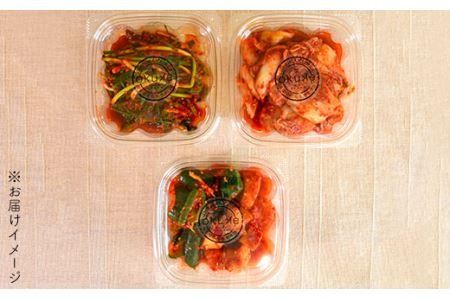 玉家 の キムチ セット D ( 白菜 / 葱 / 胡瓜 ＆ 大根 ) 糸島市 / 玉家のキムチ工房【いとしまごころ】[AAE004] キムチ 漬け物 漬物 つけ物 白菜 大根 キュウリ 胡瓜 ネギ