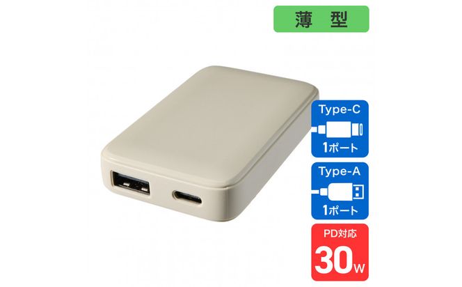 フラットUSBアダプターPD30W　UC-23B(BE) 272183_AZ208