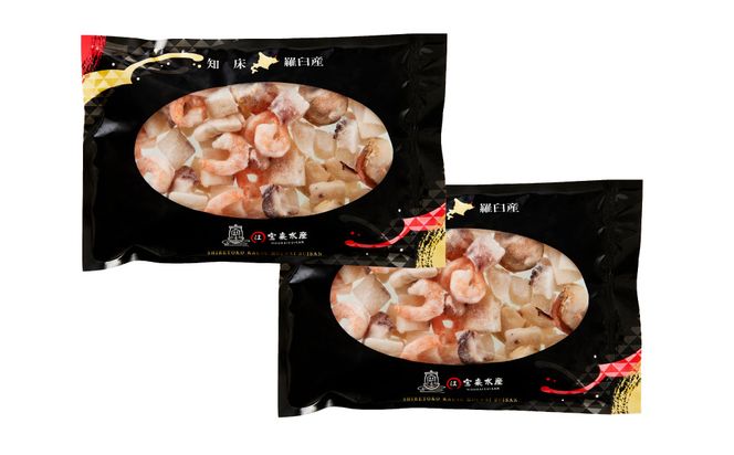 羅臼産のタコ、イカをふんだんに使ったシーフードミックス　1kg 016942_AM090