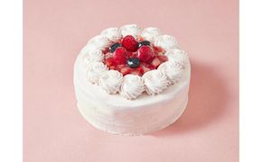 ストロベリーケーキ 5号 アレルギー対応 特定原材料不使用 すこやかストロベリーケーキ ケーキ ショートケーキ 苺 ホール 米粉 洋菓子 スイーツ 新潟県 十日町すこやかファクトリー