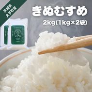 【数量限定】大子産米 きぬむすめ2kg｜茨城県 大子町 奥久慈 銘柄 白米 精米 ご飯 令和7年産(AV055)