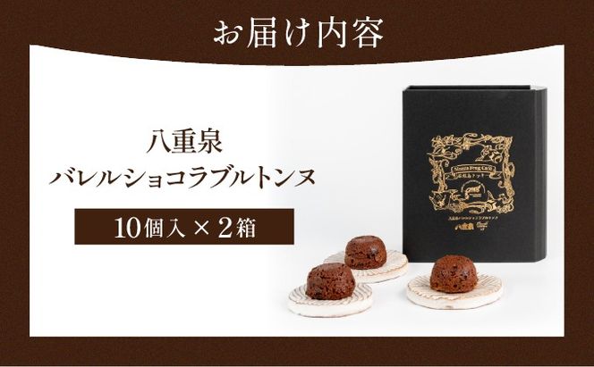 八重泉バレルショコラブルトンヌ2箱（10個入×２） MA-03
