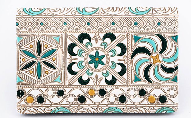 パスケース 錦紗 緑 文庫屋大関 名刺入れ カードホルダー 名刺ケース 名刺ホルダー カード入れ 定期入れ 定期ケース 雑貨 生活雑貨 小物 革小物 革製品 本革 日用品 民芸品 工芸品 東京 東京都 墨田区