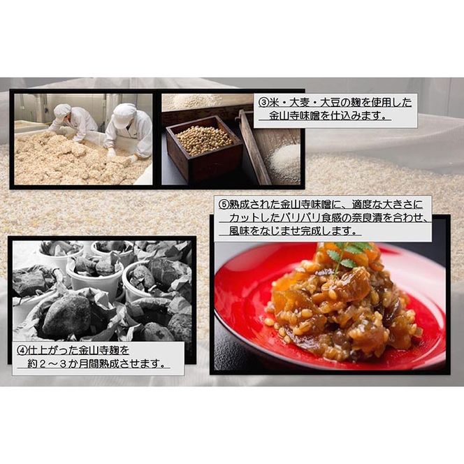 【定期便/2か月ごと/全5回】紀州金山寺漬贅沢三昧（350g×2）