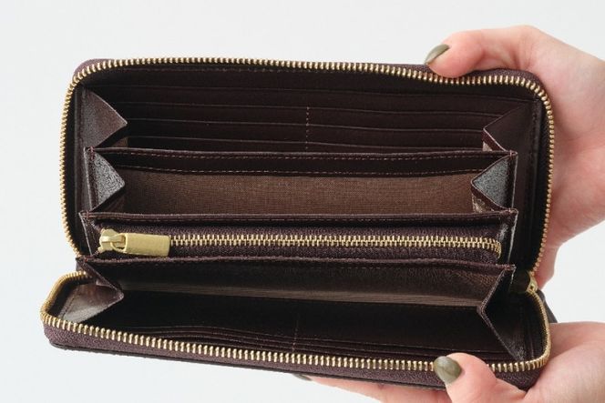 SOMES ラウンド 長財布 （ブラウン）PT-81 [ソメスサドル 北海道 砂川市 12260814-a] ソメス 財布 ラウンドファスナー メンズ レディース 本革 革 革製品 革財布 レザー ウォレット サイフ さいふ somes saddle