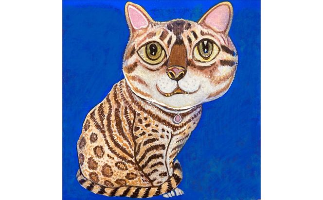 アーティストが描く愛しいペットのポートレート　S６号 142069_DK014