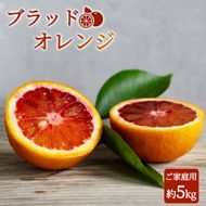 G7306_【2027年先行予約】希少な柑橘！ 紀州 有田産 ブラッドオレンジ 5kg 【訳あり・ご家庭用】
